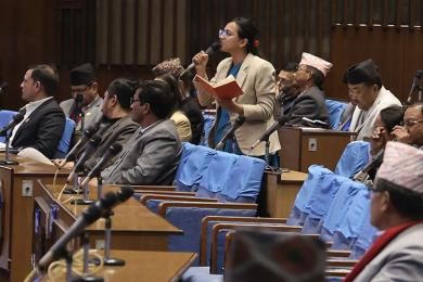 सभापति लामिछानेको सांसद पद फुकुवा गर्न माग